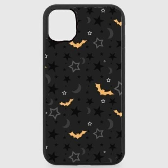 Hand Crafted Accessories - BLACK Bat Halloween Phone Case